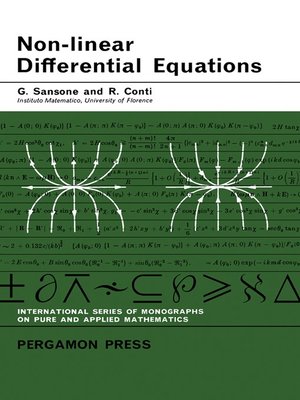 cover image of Non-Linear Differential Equations